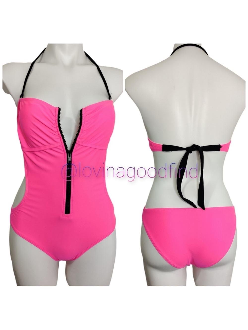 Freestyle Revolution Pink Monokini Swimsuit EUC sz M